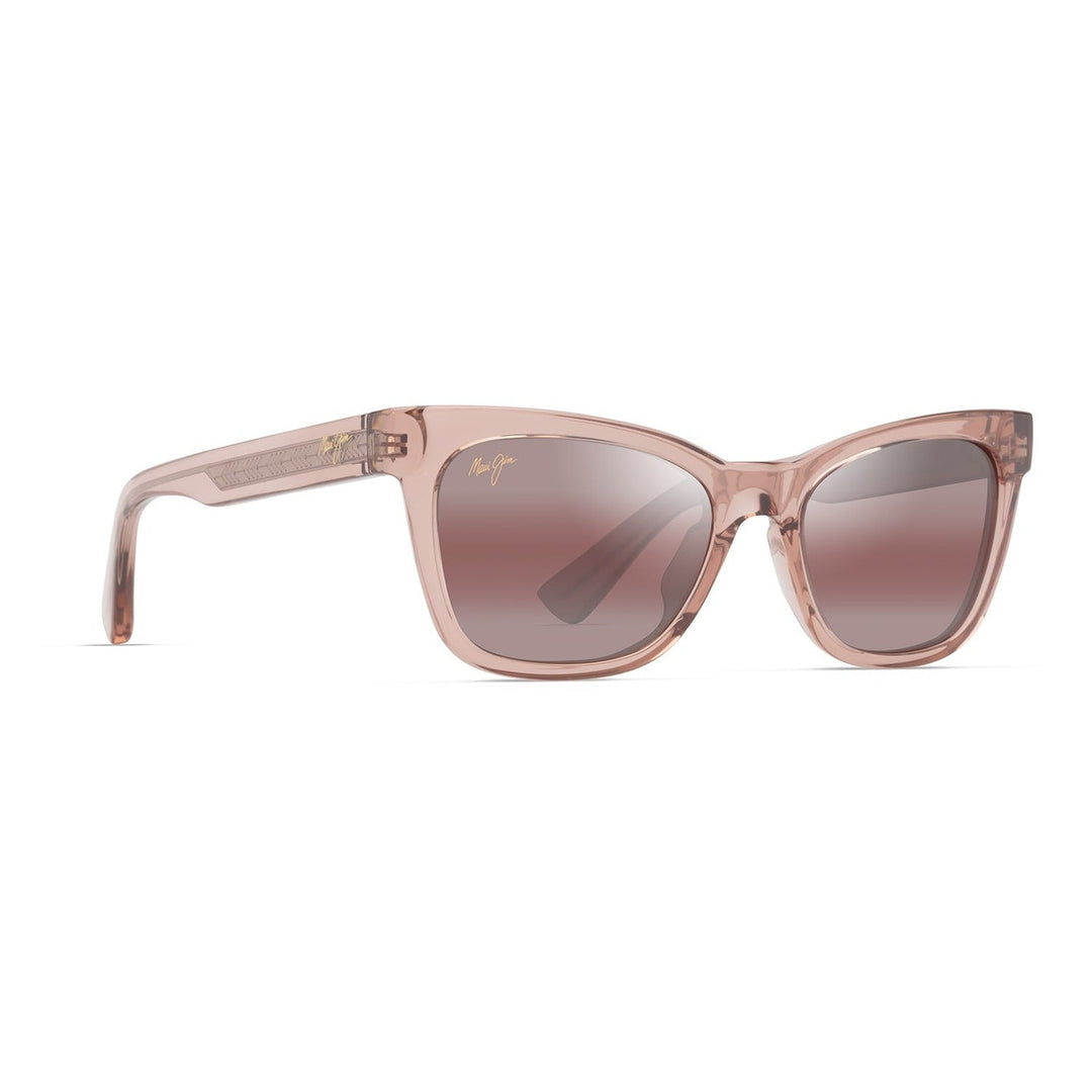 Maui Jim Rose Hiwahiwa Shiny Trans Antique Pink - quarter view