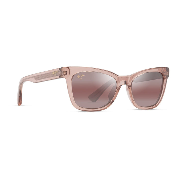 Maui Jim Rose Hiwahiwa Shiny Trans Antique Pink - quarter view