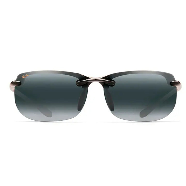 Maui Jim 412-02 Grey Banyans Gloss Black | Neutral Grey