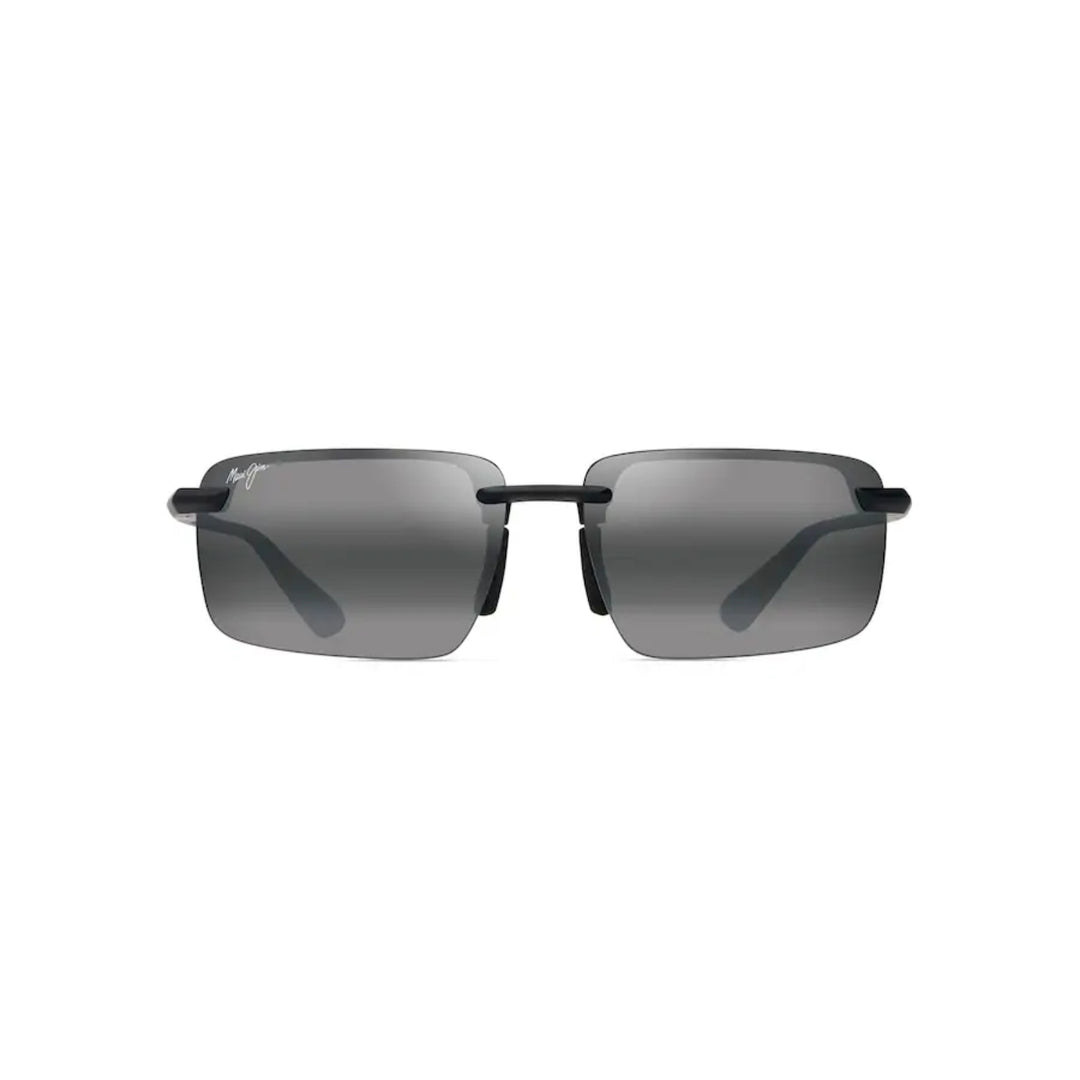 Maui Jim 626-02 Laulima Matte Black Frame l Neutral Grey Lens