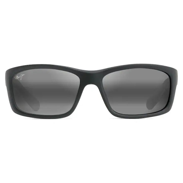 Maui Jim 766-02MD Grey Kanaio Coast Matte Black/White/Blue | Neutral Grey