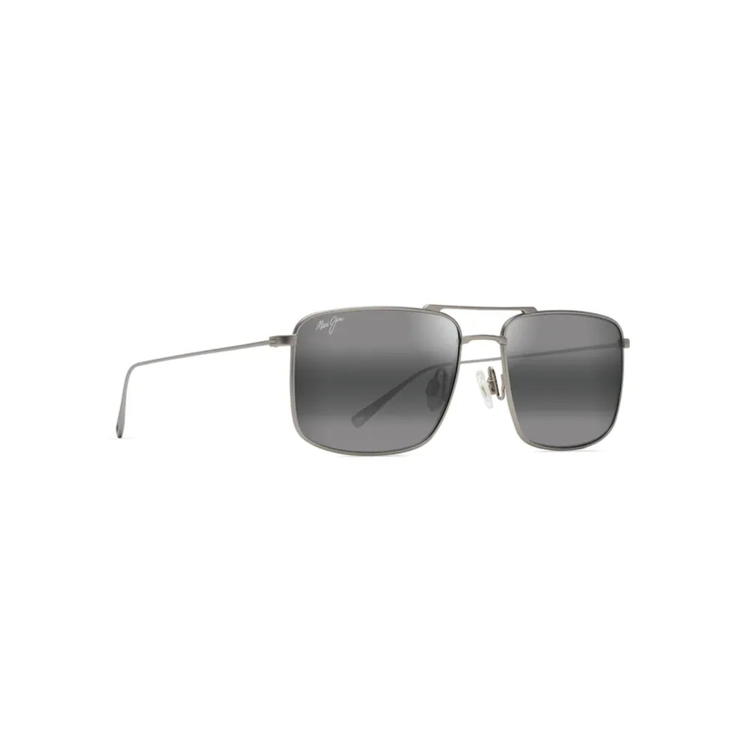 Maui Jim 886-17 Grey Aeko Matte Titanium l Neutral Grey