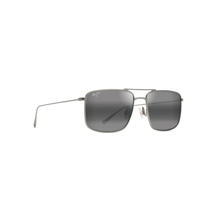 Maui Jim 886-17 Grey Aeko Matte Titanium l Neutral Grey