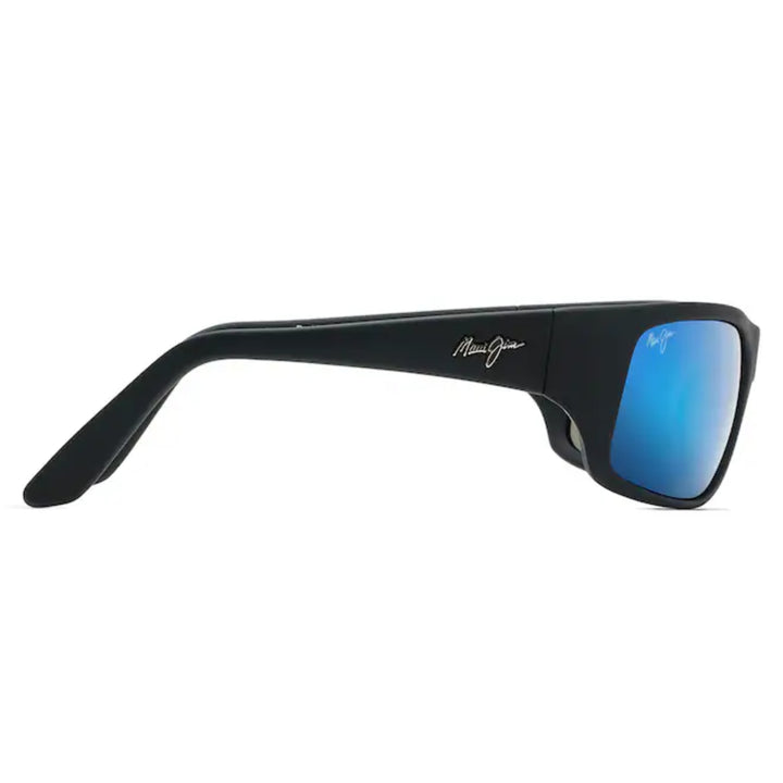 Maui Jim B202-2M Blue Peahi Black Matte | Blue Hawaii