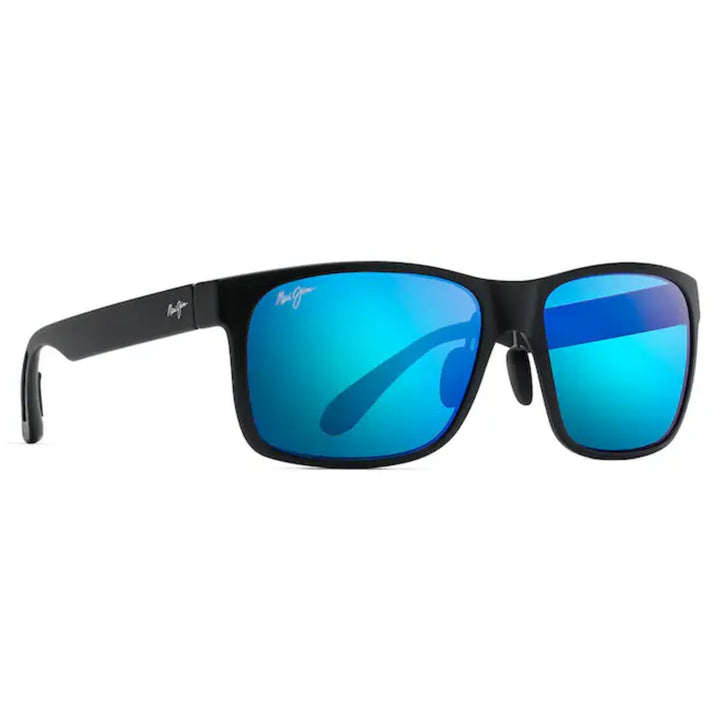 Maui Jim B432-2M Blue Red Sands Black Matte | Blue Hawaii