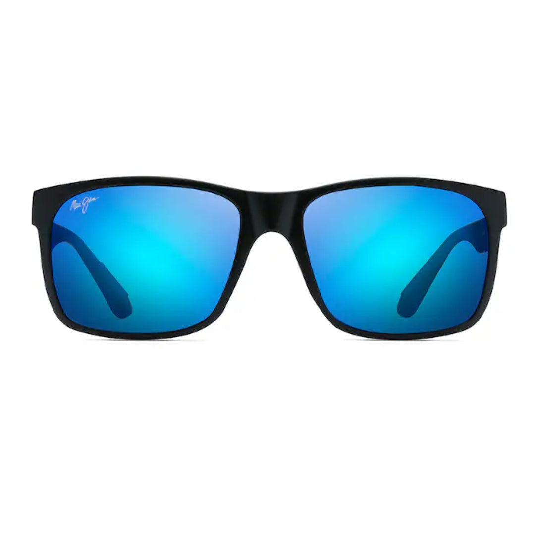 Maui Jim B432-2M Blue Red Sands Black Matte | Blue Hawaii