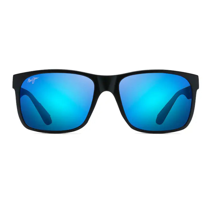 Maui Jim B432-2M Blue Red Sands Black Matte | Blue Hawaii