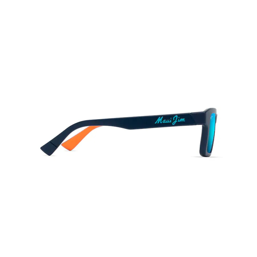 Maui Jim B635-03 Kahiko Matte Dark Blue Frame l Blue Hawaii Lens