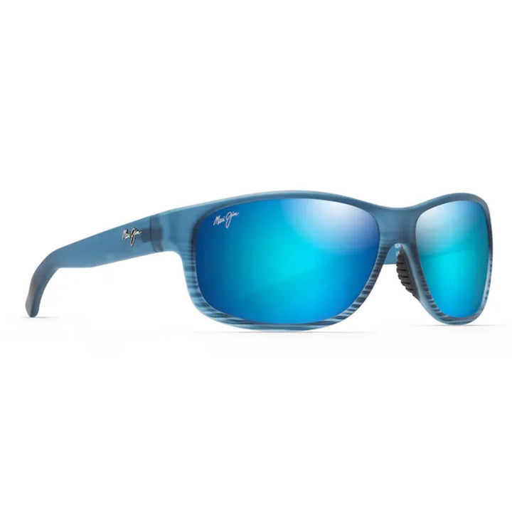 Maui Jim B840-03S Blue Hawaii Kaiwi Channel Blue Black Stripe | Blue Hawaii