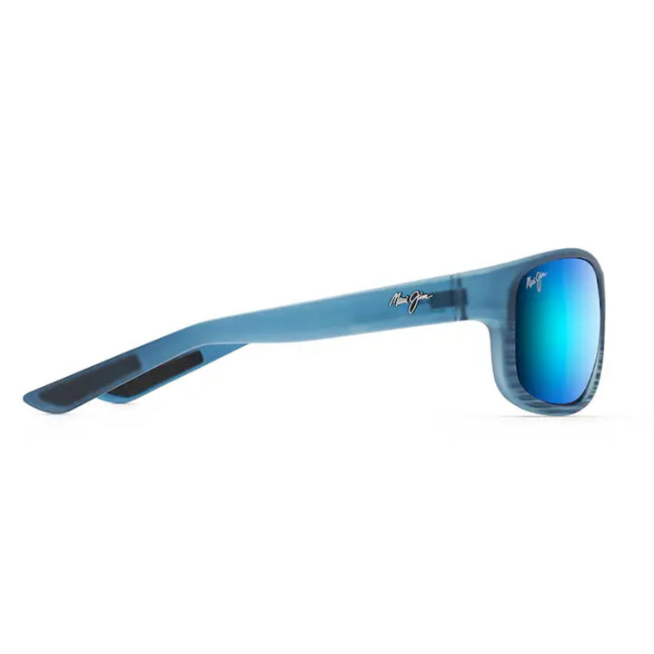 Maui Jim B840-03S Blue Hawaii Kaiwi Channel Blue Black Stripe | Blue Hawaii