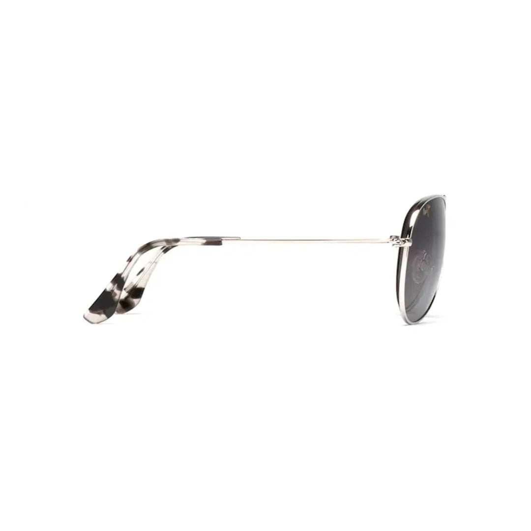 Maui Jim GS264-17 Mavericks Silver Pilot Frame l Neutral Grey Lens