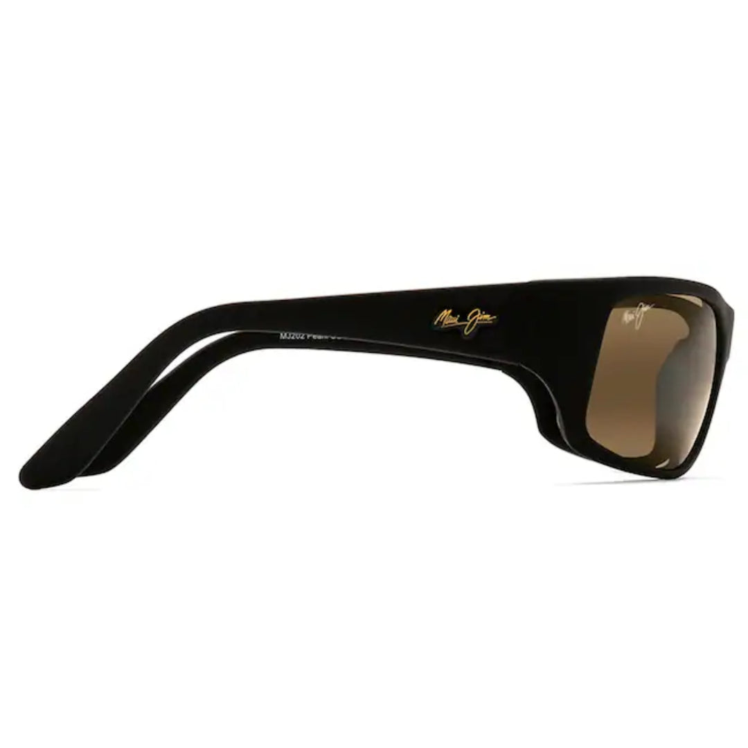 Maui Jim H202-2M HCL Peahi Matte Black | HCL Bronze