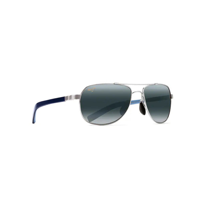 Maui Jim MJ0327S-001 Guardrails Silver | Grey Polarized