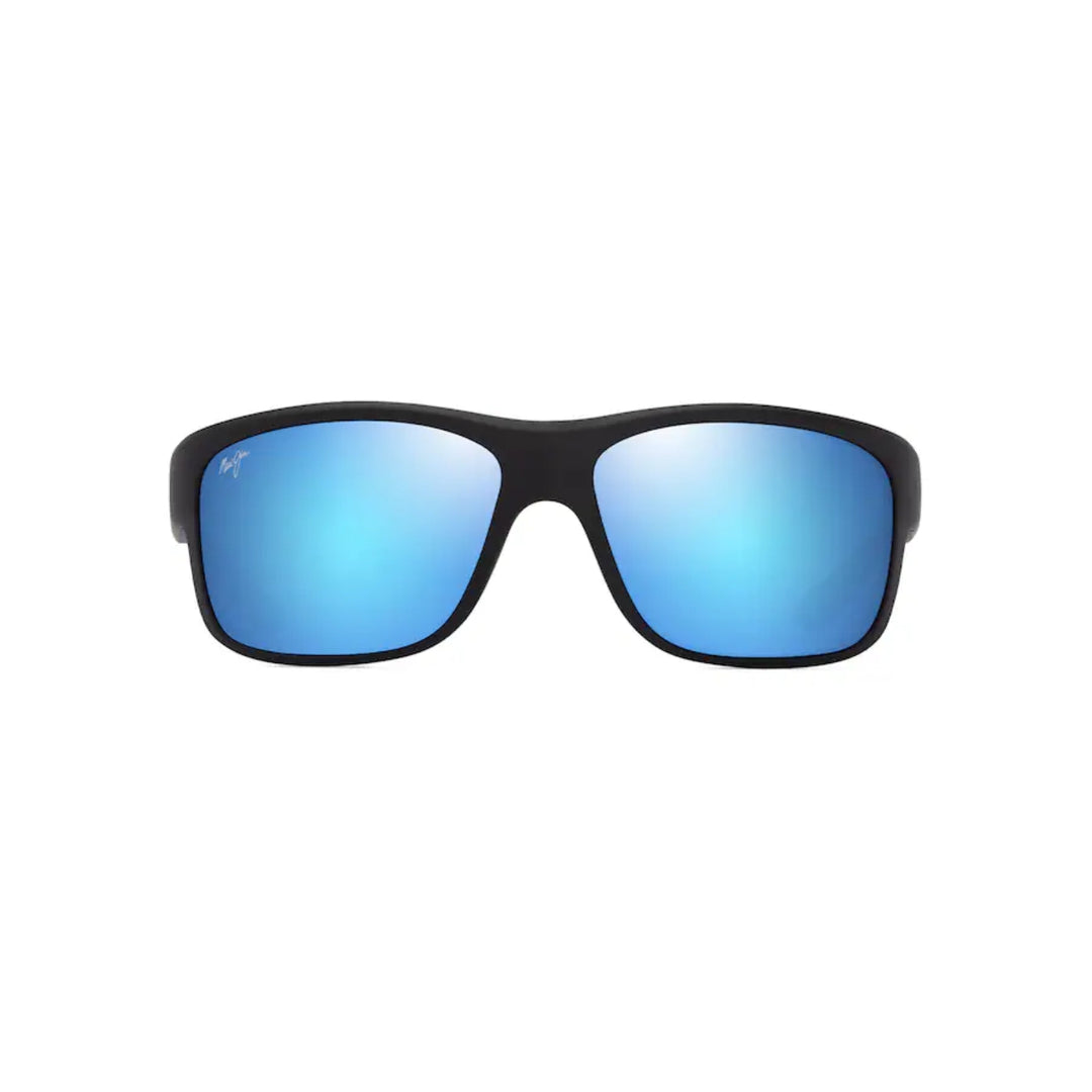 Maui Jim MJ0815S-004 SOUTHERN CROSS Matte Black / Blue Hawaii