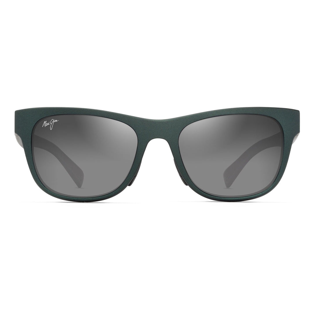 Maui Jim Grey Kapeau Metallic Matte Green Sunglasses