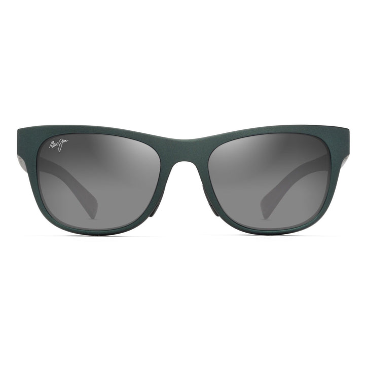 Maui Jim Grey Kapeau Metallic Matte Green Sunglasses
