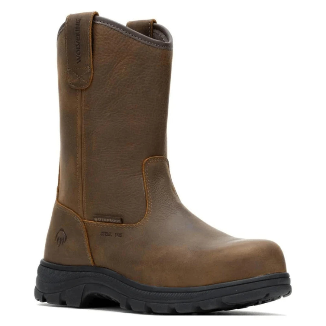 Wolverine Carlsbad Wellington Steel-Toe/Waterproof Boot Brown | Men's