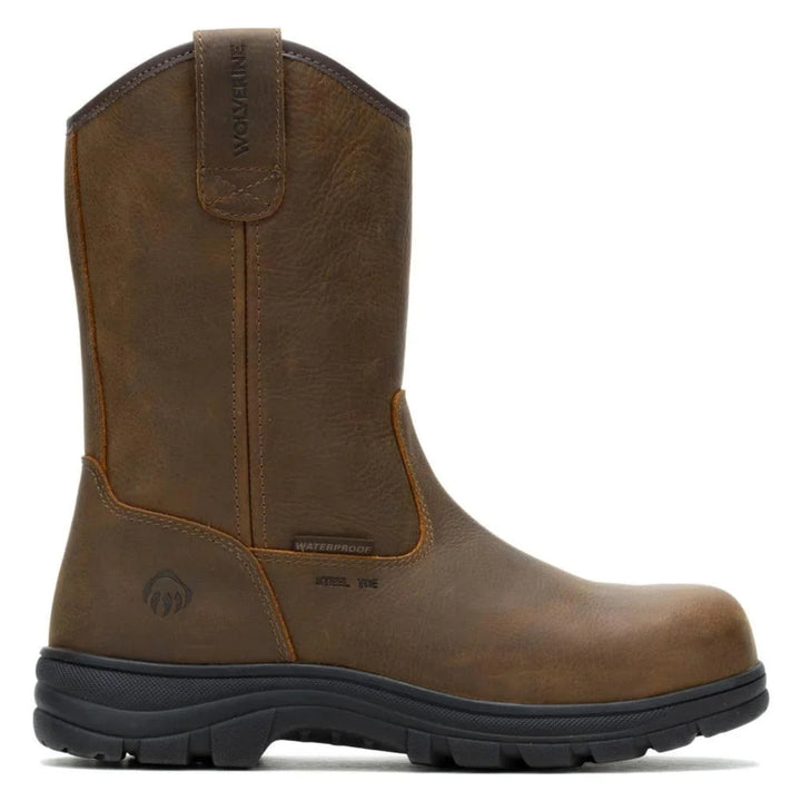 Wolverine Carlsbad Wellington Steel-Toe/Waterproof Boot Brown | Men's