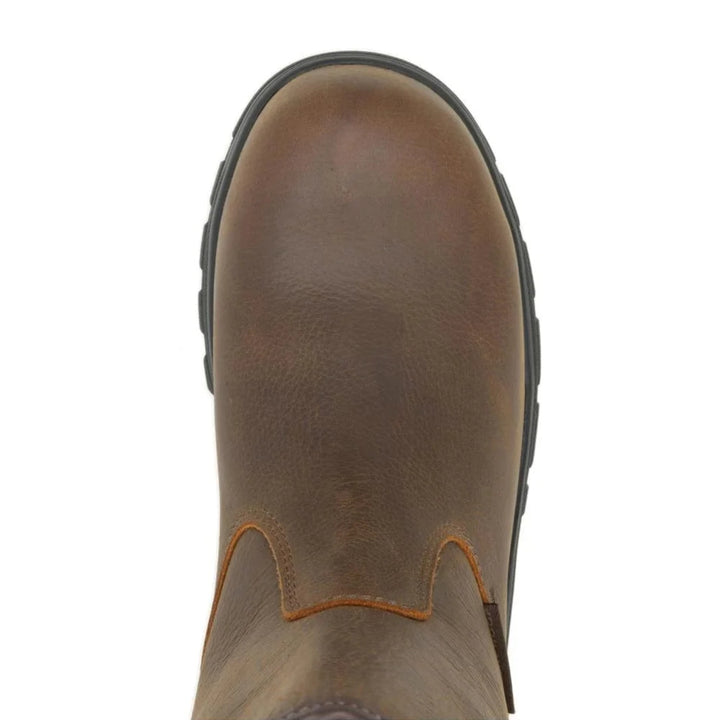 Wolverine Carlsbad Wellington Steel-Toe/Waterproof Boot Brown | Men's