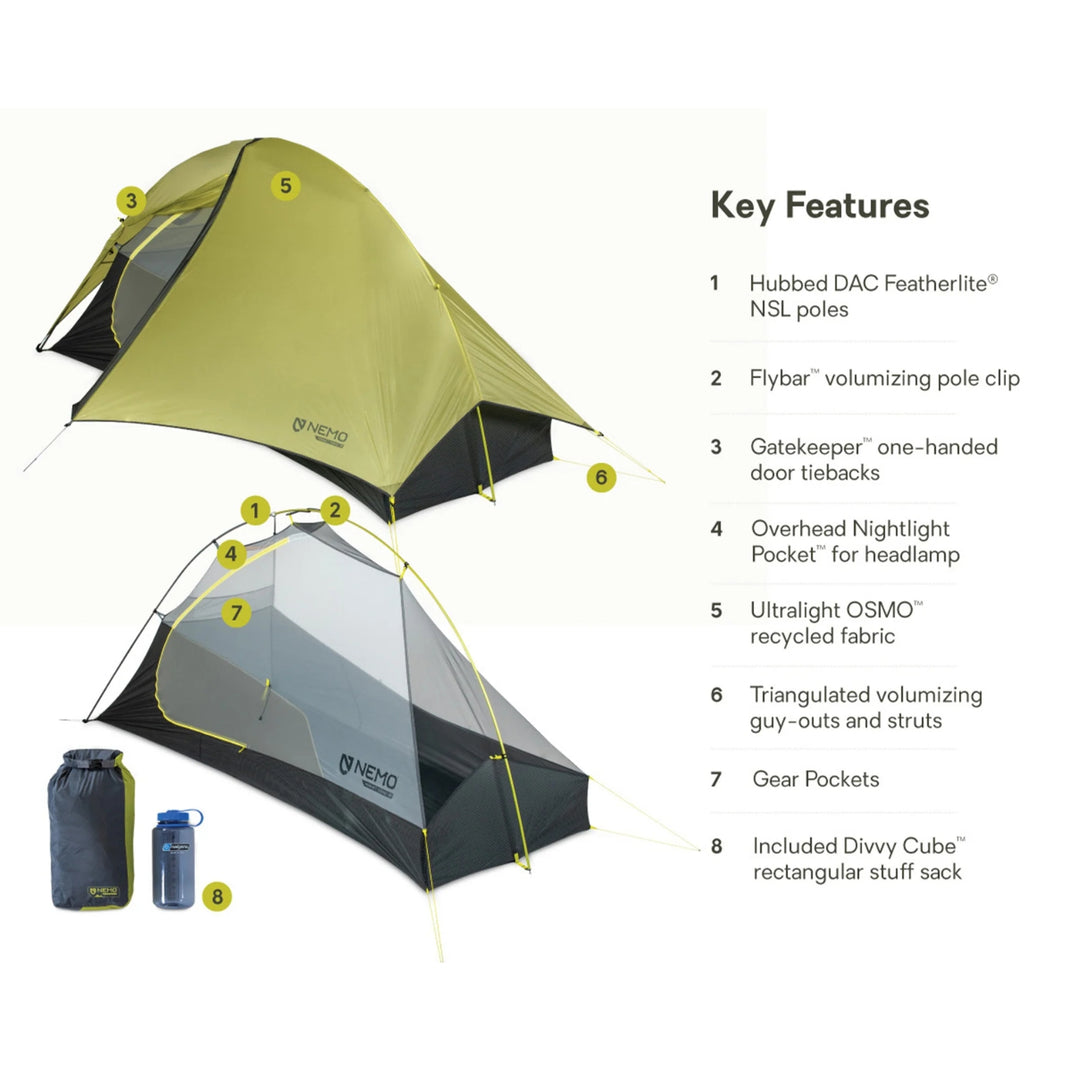 Nemo Equipment Hornet OSMO™ Ultralight Backpacking Tent