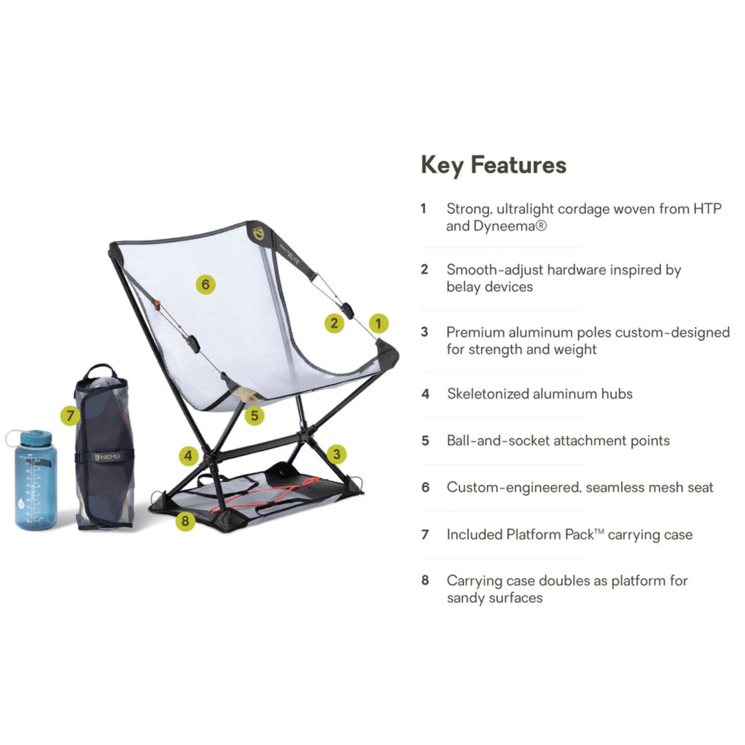 Nemo Equipment Moonlite™ Elite Reclining Backpacking Chair