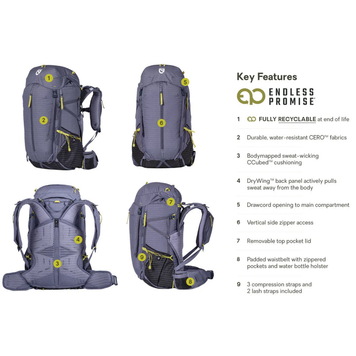 Nemo Equipment Women's Persist™ 45L Endless Promise® All-Adventure Backpack