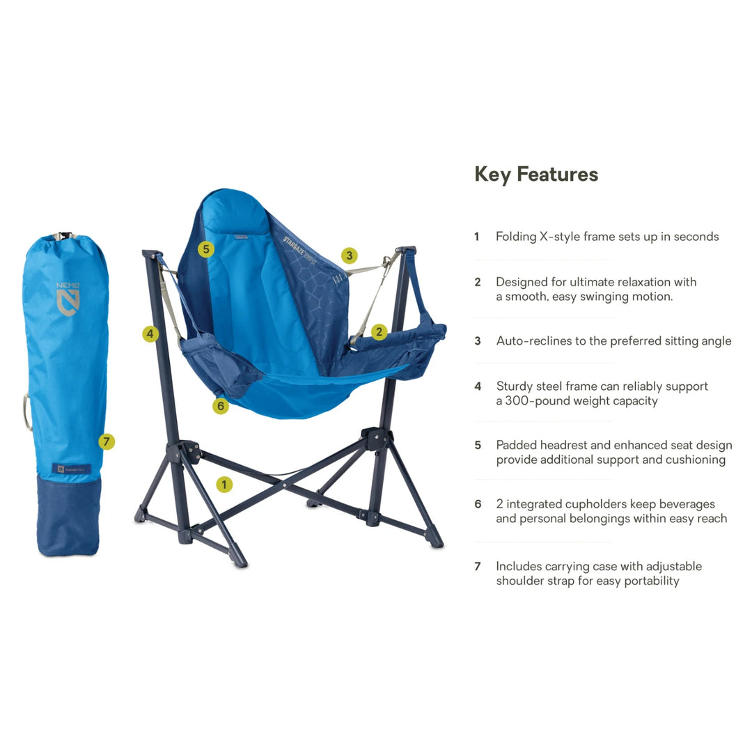 Nemo Equipment Stargaze Evo X Folding Reclining Camp Chair