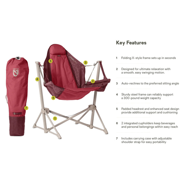 Nemo Equipment Stargaze Evo X Folding Reclining Camp Chair