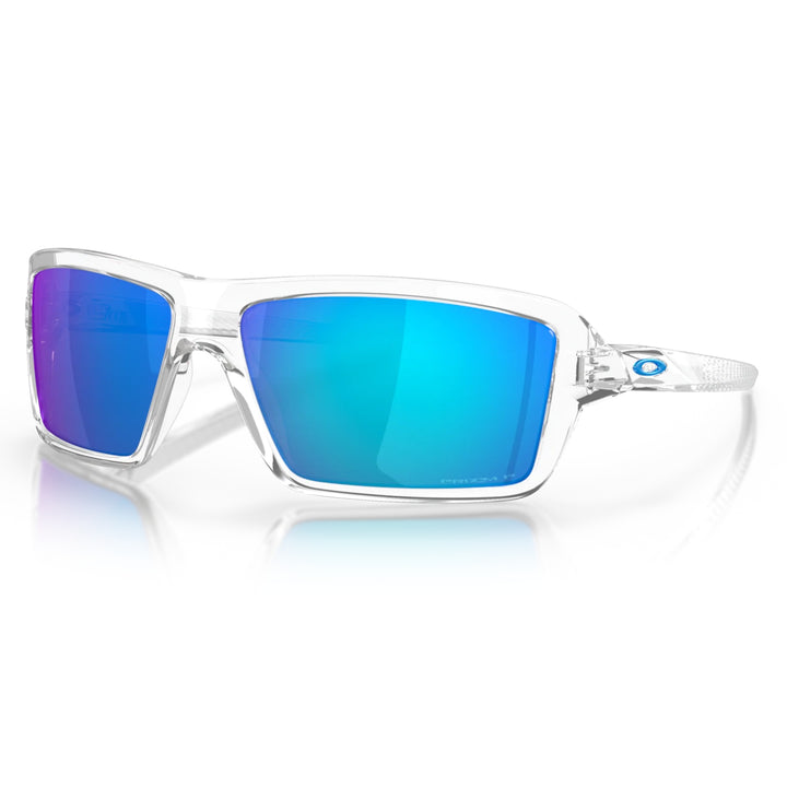 Oakley Cables Polished Clear | Prizm Sapphire Polarized | OO9129-05