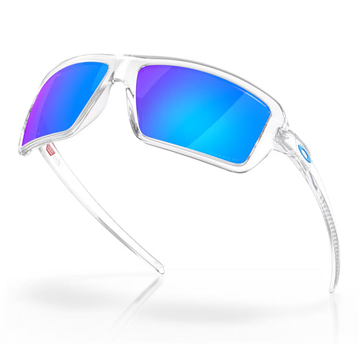 Oakley Cables Polished Clear | Prizm Sapphire Polarized | OO9129-05