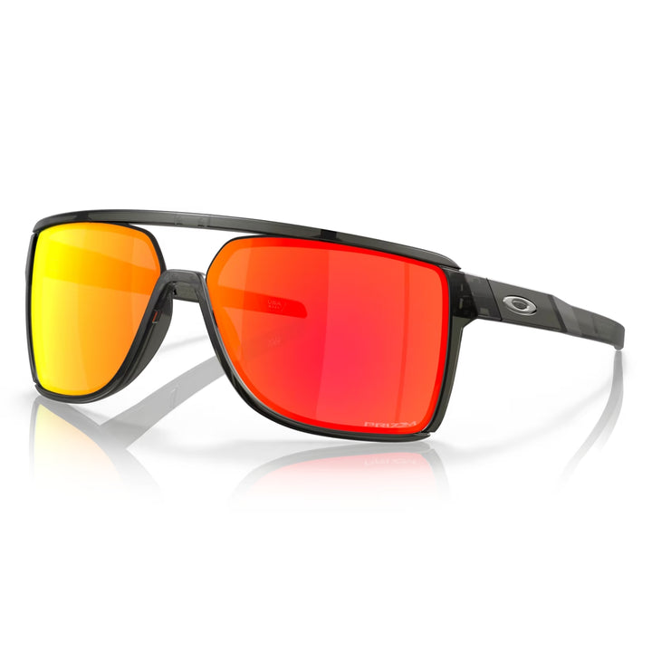 Oakley Castel Matte Grey Smoke | Prizm Ruby | OO9147-05