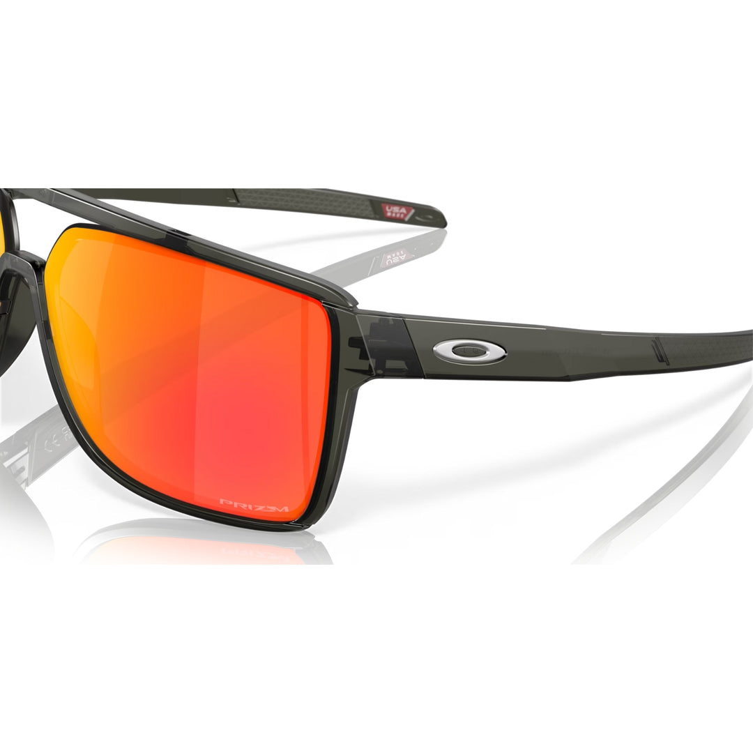 Oakley Castel Matte Grey Smoke | Prizm Ruby | OO9147-05
