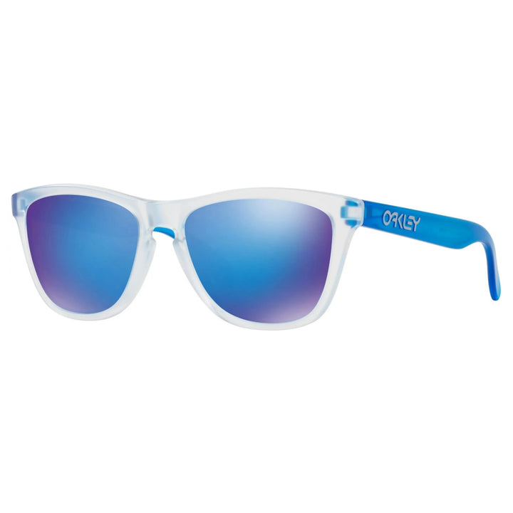 Oakley Frogskins Matte Clear | Sapphire Iridium | OO9013-B255