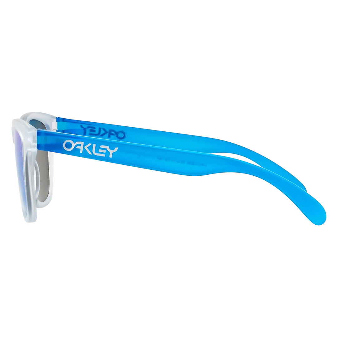 Oakley Frogskins Matte Clear | Sapphire Iridium | OO9013-B255
