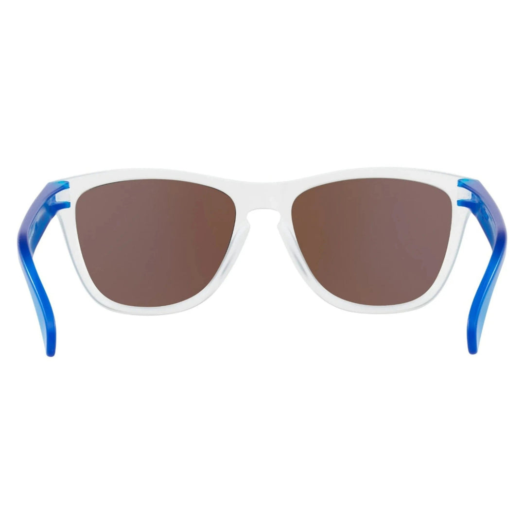 Oakley Frogskins Matte Clear | Sapphire Iridium | OO9013-B255