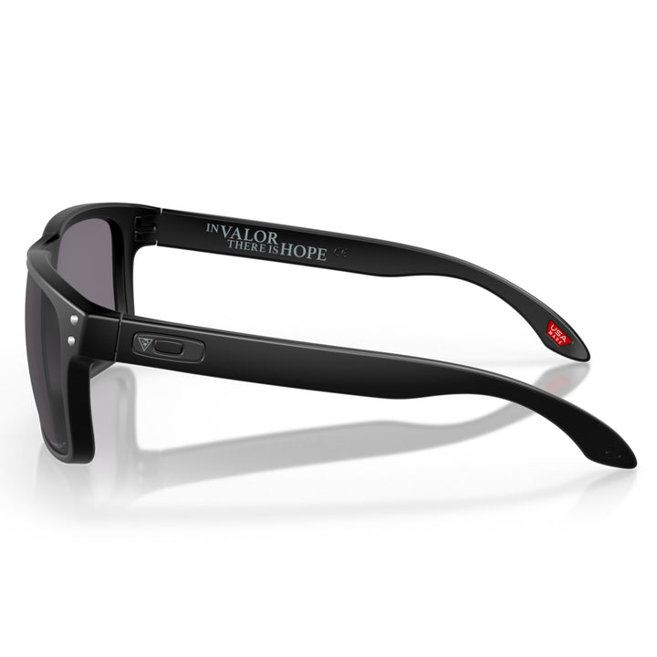 Oakley Holbrook Matte Black USA Veterans Collection | Prizm Grey Polarized | OO9102-U055