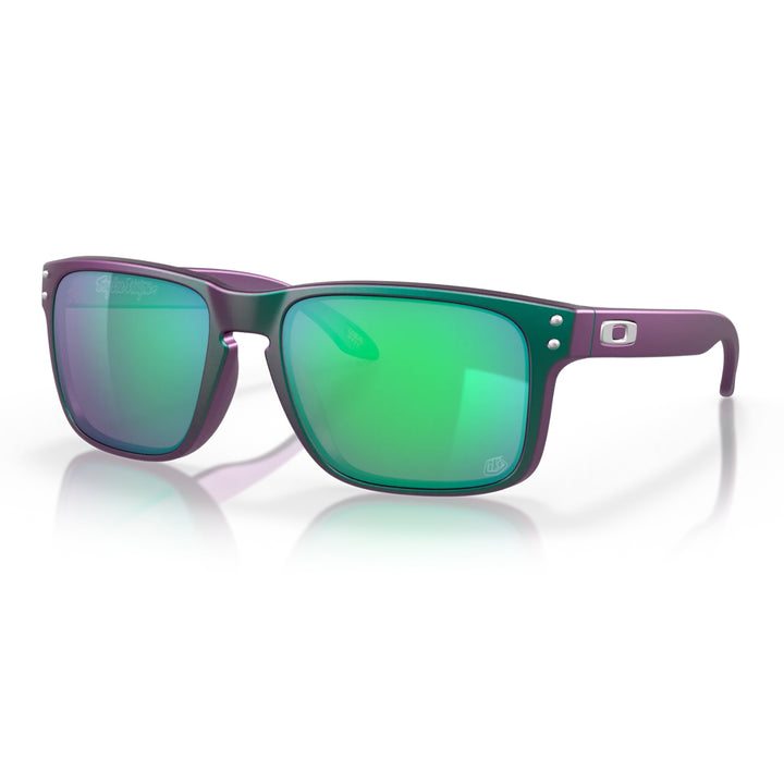 Oakley Holbrook Troy Lee Designs Matte Purple Green Shift | Prizm Jade | OO9102-T455