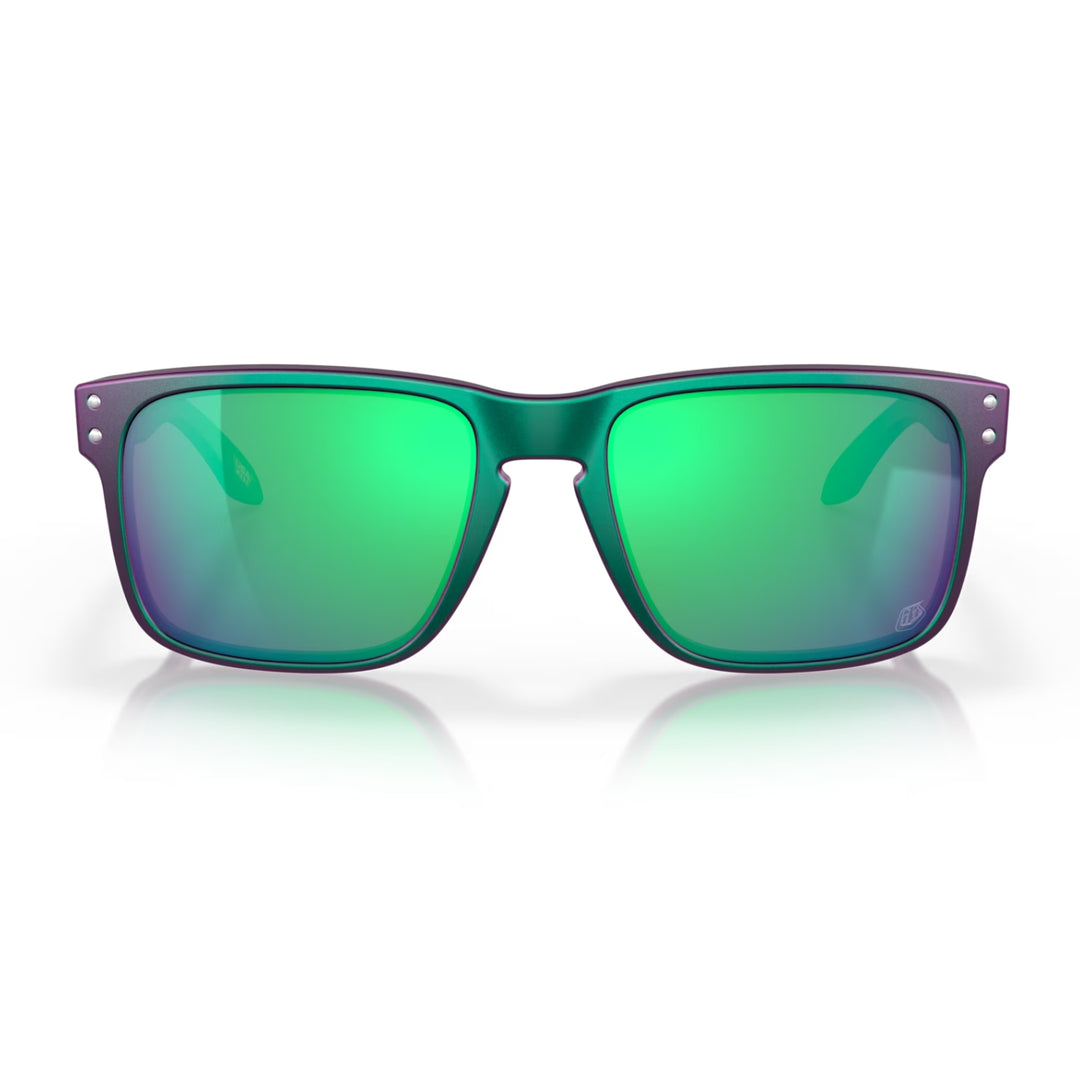 Oakley Holbrook Troy Lee Designs Matte Purple Green Shift | Prizm Jade | OO9102-T455