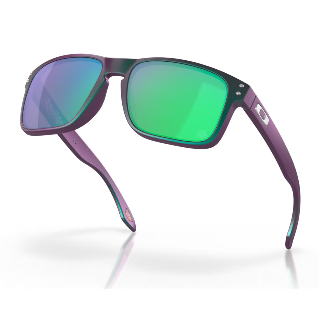 Oakley Holbrook Troy Lee Designs Matte Purple Green Shift | Prizm Jade | OO9102-T455