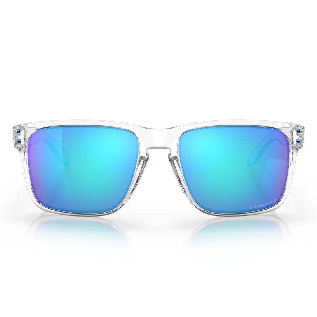 Oakley Holbrook XL Polished Clear | Prizm Sapphire Polarized | OO9417-0759