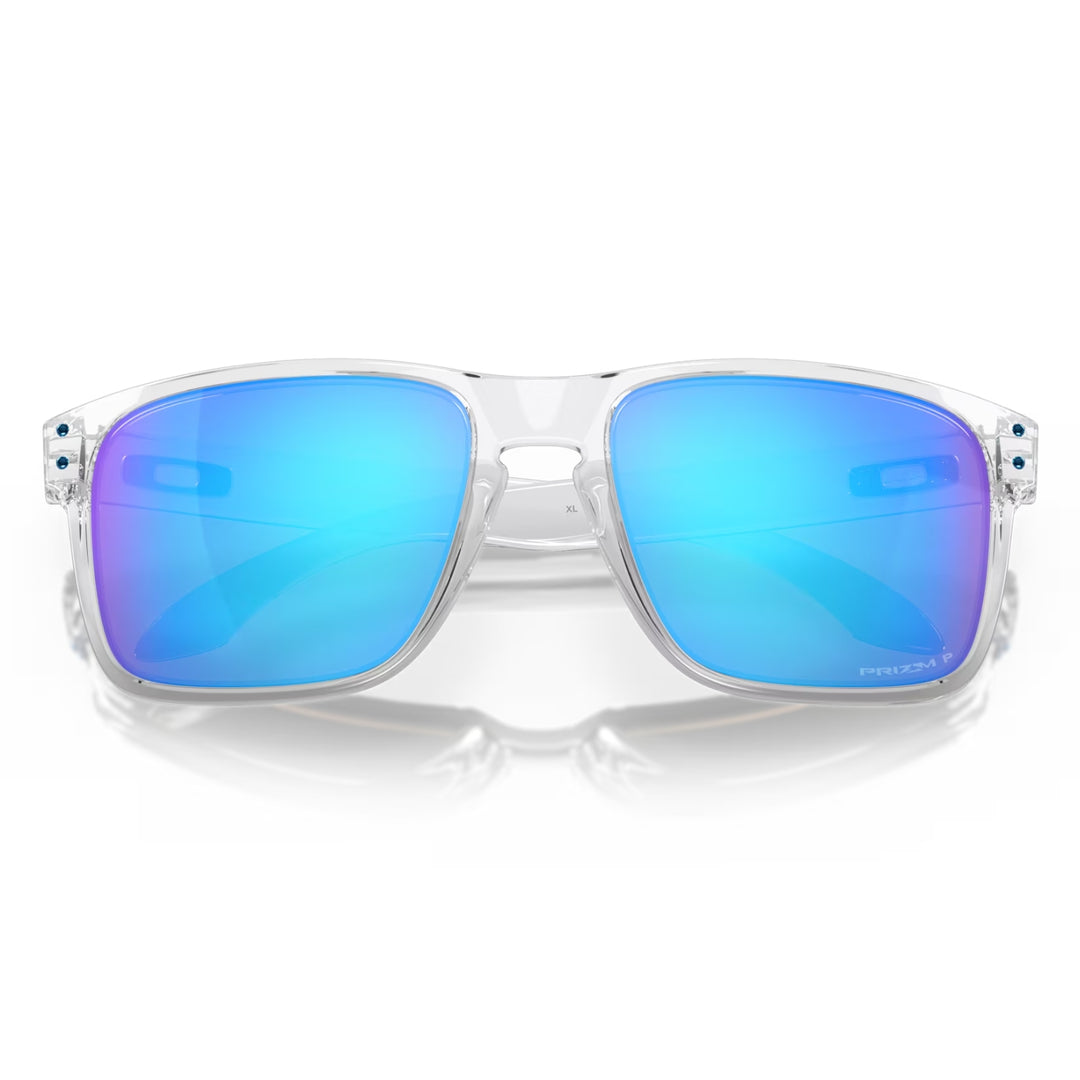 Oakley Holbrook XL Polished Clear | Prizm Sapphire Polarized | OO9417-0759
