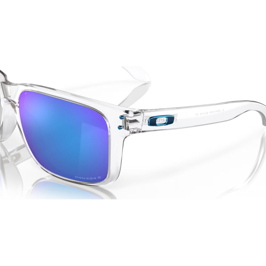 Oakley Holbrook XL Polished Clear | Prizm Sapphire Polarized | OO9417-0759