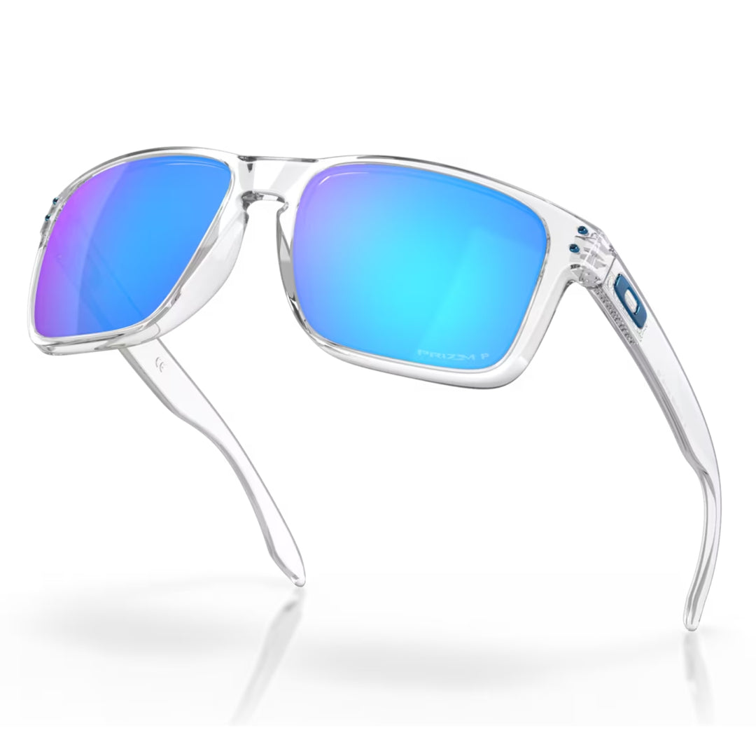 Oakley Holbrook XL Polished Clear | Prizm Sapphire Polarized | OO9417-0759