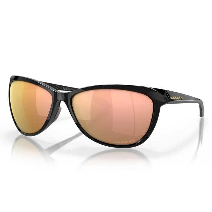 Oakley Pasque Polished Black | Prizm Rose Gold Polarized | OO9222-0160
