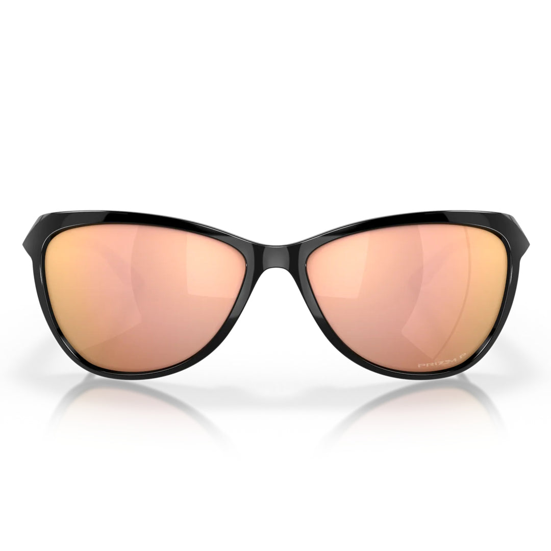 Oakley Pasque Polished Black | Prizm Rose Gold Polarized | OO9222-0160