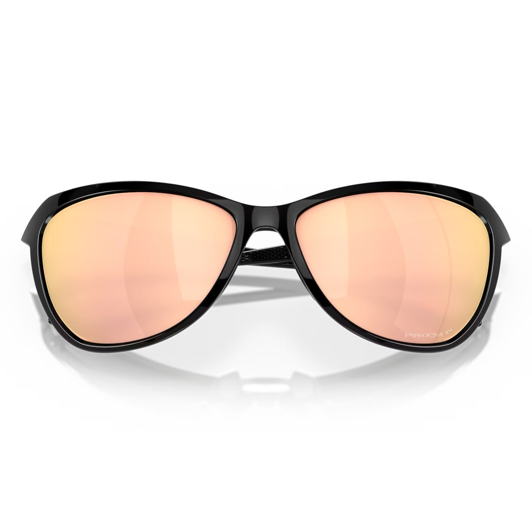 Oakley Pasque Polished Black | Prizm Rose Gold Polarized | OO9222-0160