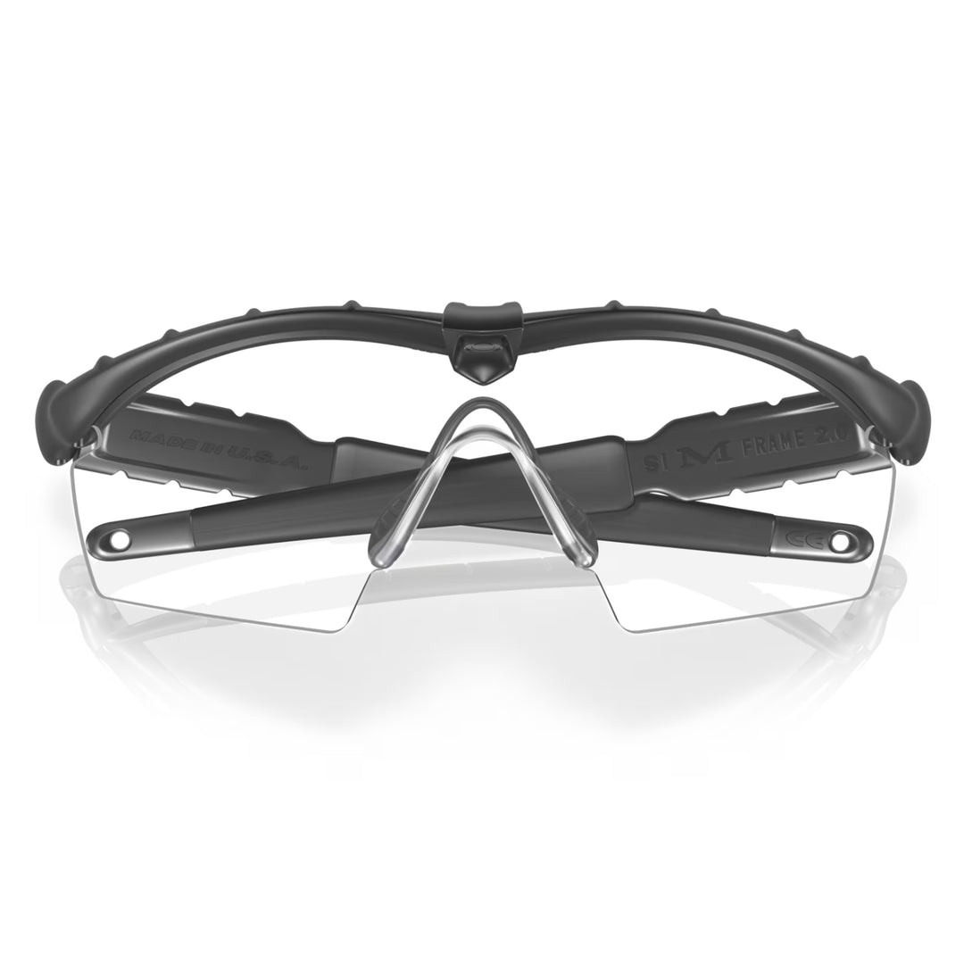 Oakley SI Ballistic M-Frame 2.0 Matte Black | Clear Grey | OO9046 11-138
