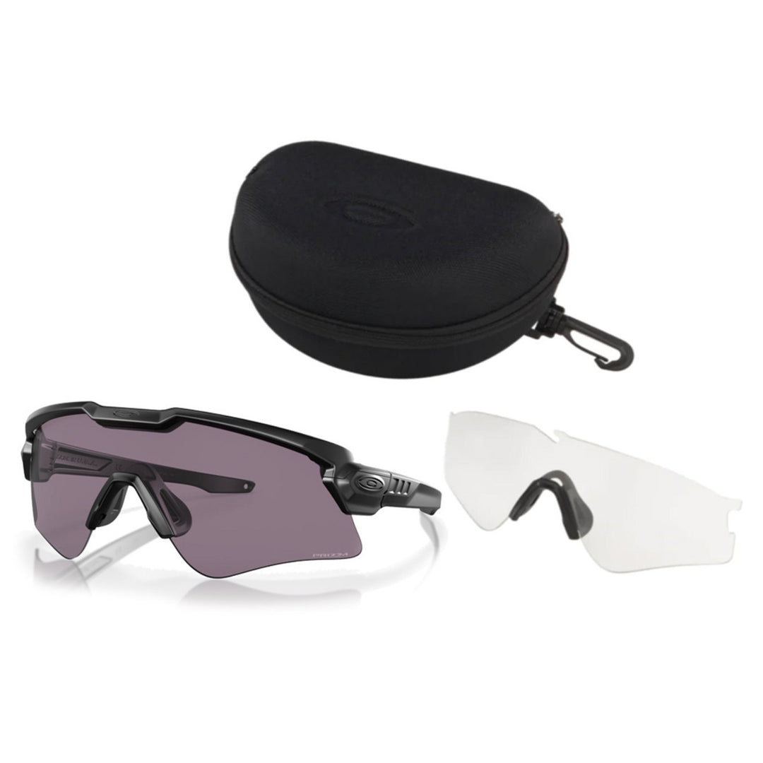 Oakley SI Ballistic M-Frame Alpha Matte Black | Prizm Gray | OO9296-1844