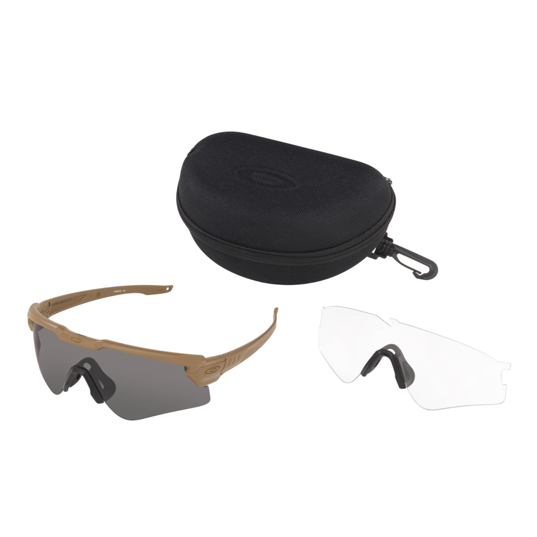Oakley SI Ballistic M-Frame Alpha Terrain Tan | Grey Clear | OO9296-07