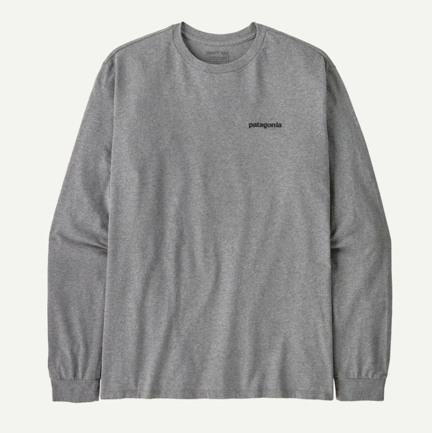 Patagonia Men's Long-Sleeved P-6 Logo Responsibili-Tee